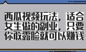 女生西瓜视频玩法-网创联盟