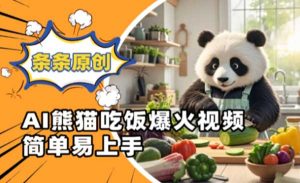 Ai熊猫吃饭视频-网创联盟