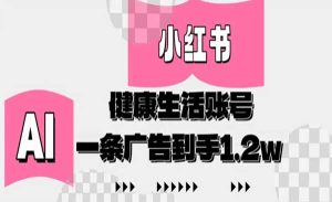 小红书AI健康生活-网创联盟