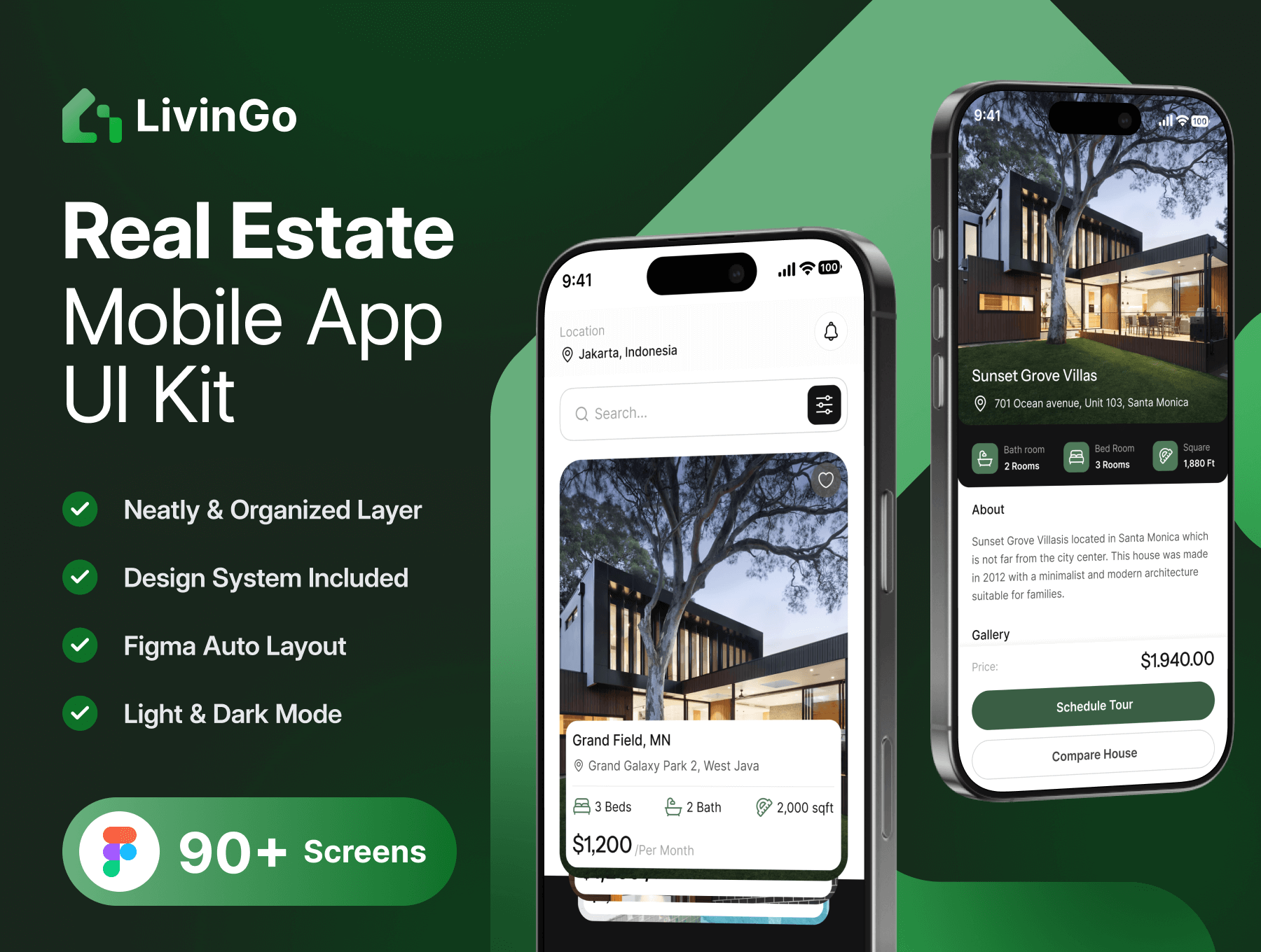 LivinGo – 房地产移动 UI 套件-网创联盟
