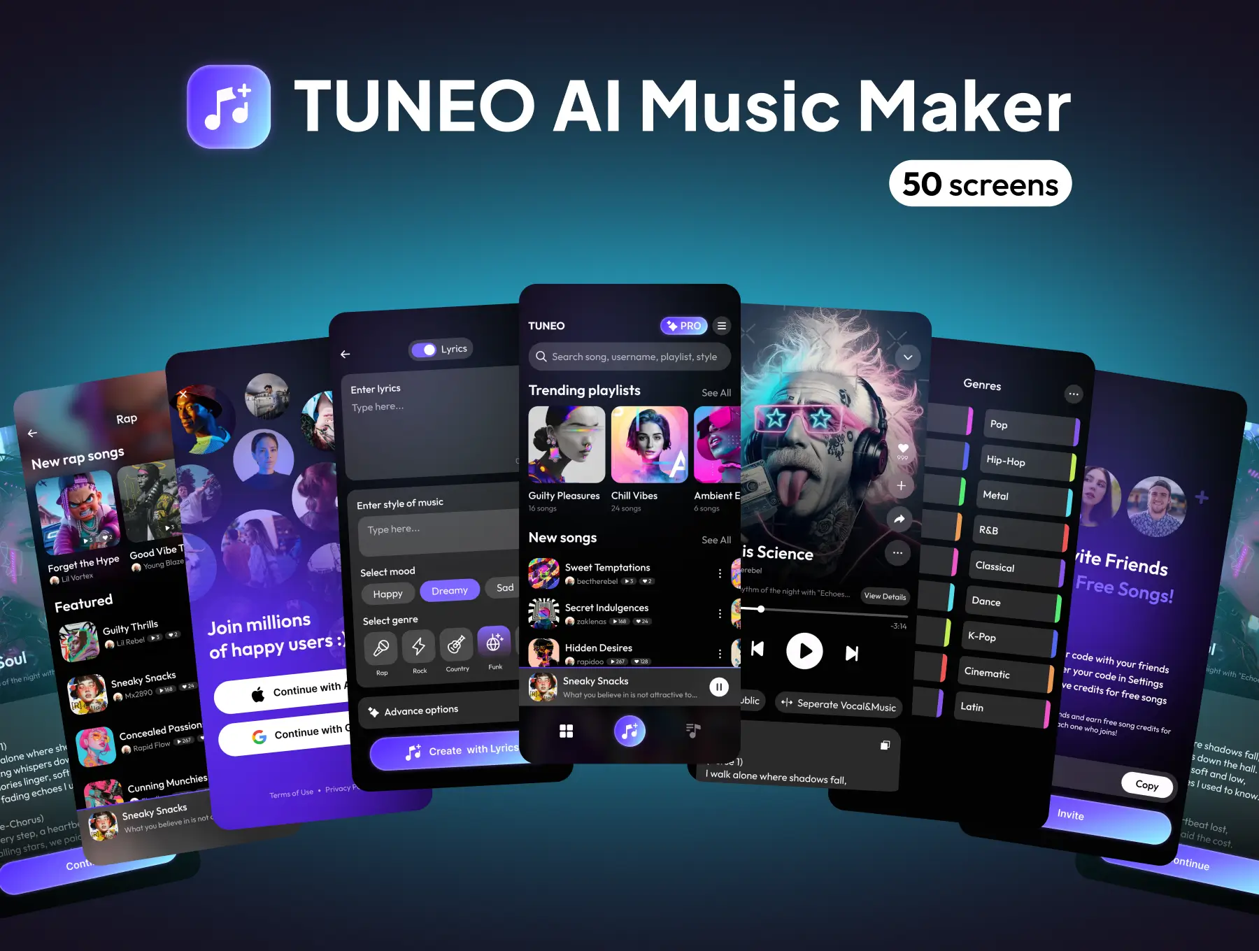 Tuneo AI 音乐制作器-网创联盟